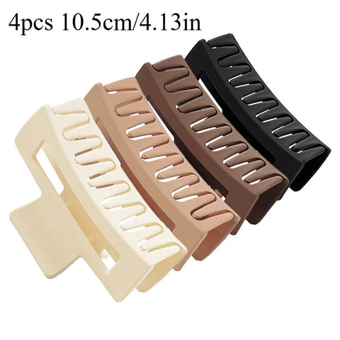 Women Girls Claw Clips Coffee Black Hair Claw